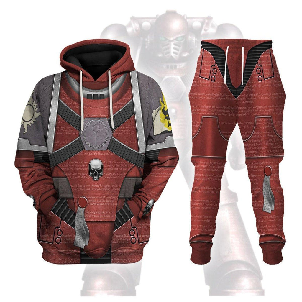 Horus Heresy-era Word Bearers Colour Scheme T-shirt Hoodie Sweatpants Cosplay - OodieGang