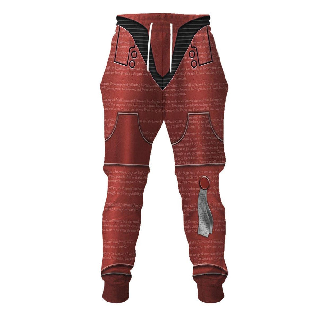 Horus Heresy-era Word Bearers Colour Scheme T-shirt Hoodie Sweatpants Cosplay - OodieGang