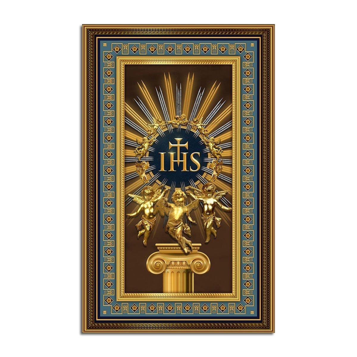 IHS Jesus Christ Christogram Rug – makerhuman.com