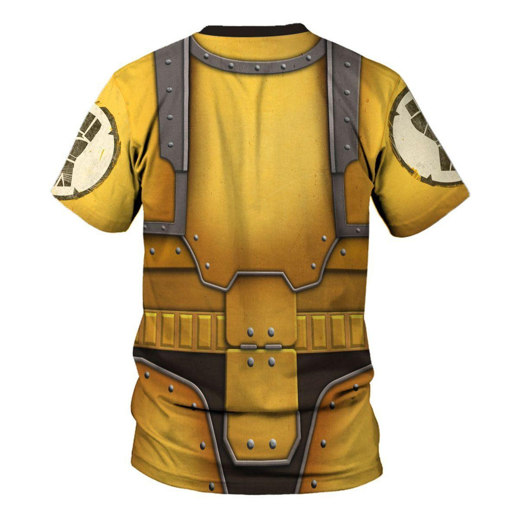 Imperial Fists in Mark III Power Armor T-shirt Hoodie Sweatpants Cosplay - OodieGang