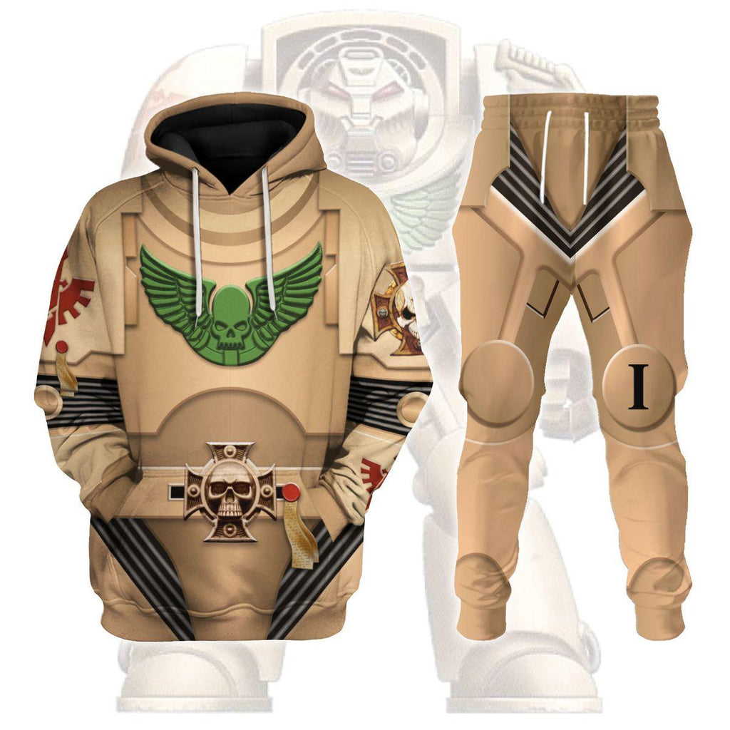 Indomitus Pattern Terminator Armor Dark Angels T-shirt Hoodie Sweatpants Cosplay - OodieGang