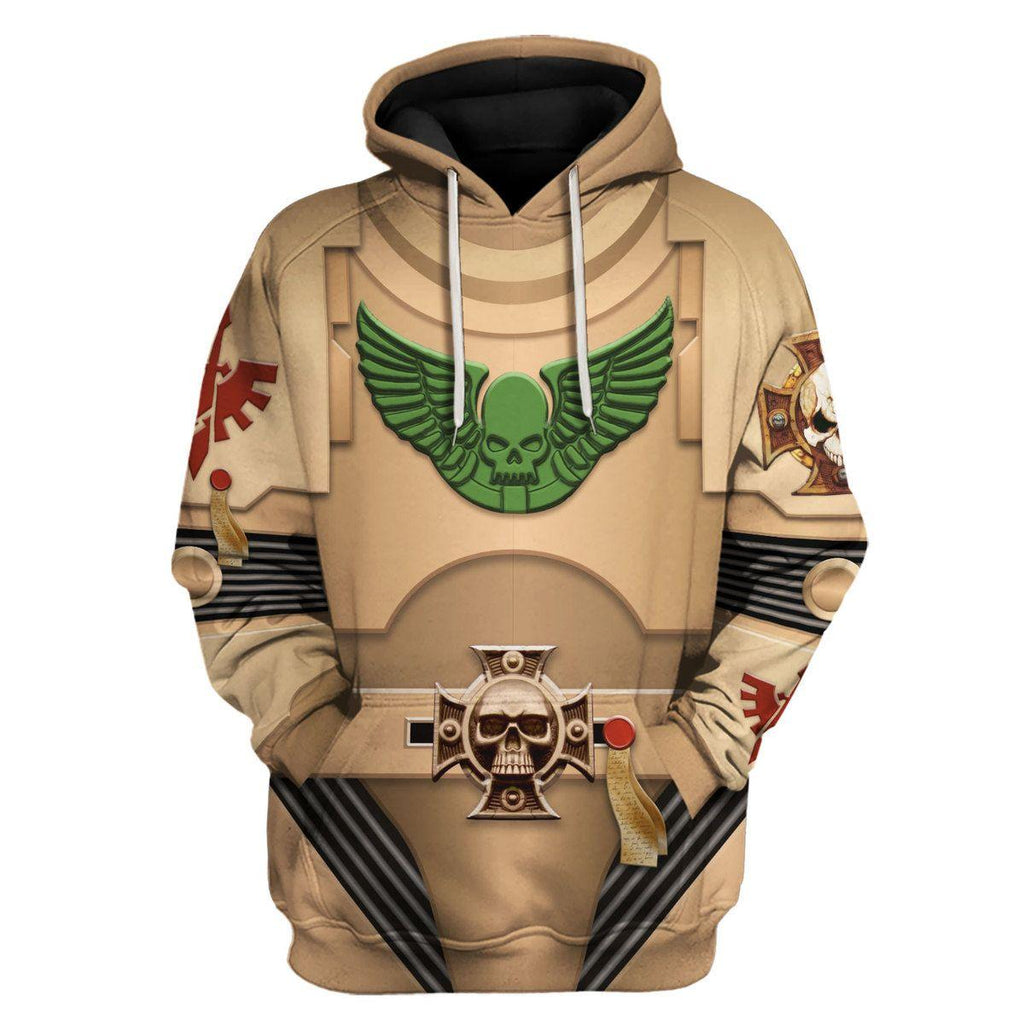 Indomitus Pattern Terminator Armor Dark Angels T-shirt Hoodie Sweatpants Cosplay - OodieGang