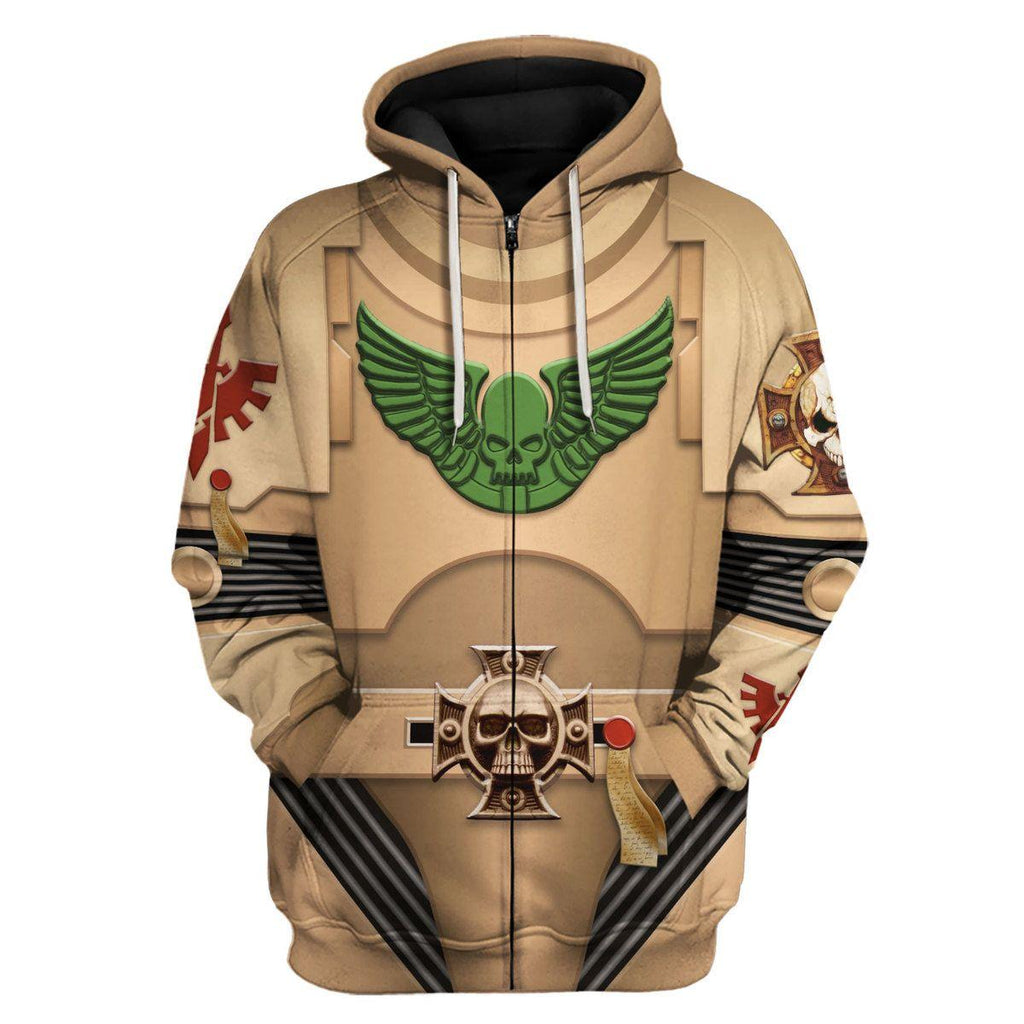 Indomitus Pattern Terminator Armor Dark Angels T-shirt Hoodie Sweatpants Cosplay - OodieGang