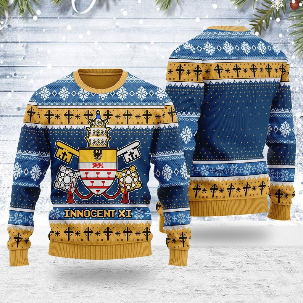 Innocent XI Coat Of Arms Ugly Christmas Sweater - OodieGang