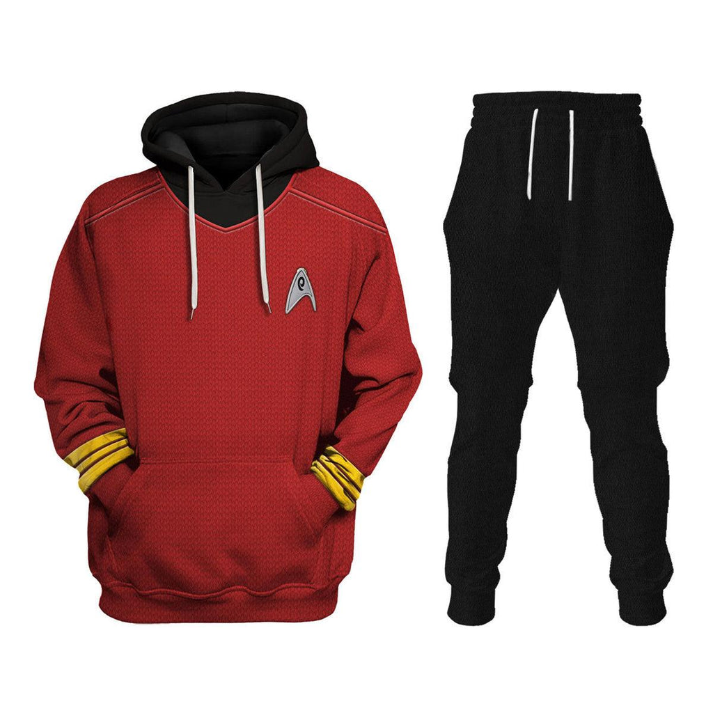 Into Darkness Red T-shirt Hoodie Sweatpants Apparel - OodieGang.com