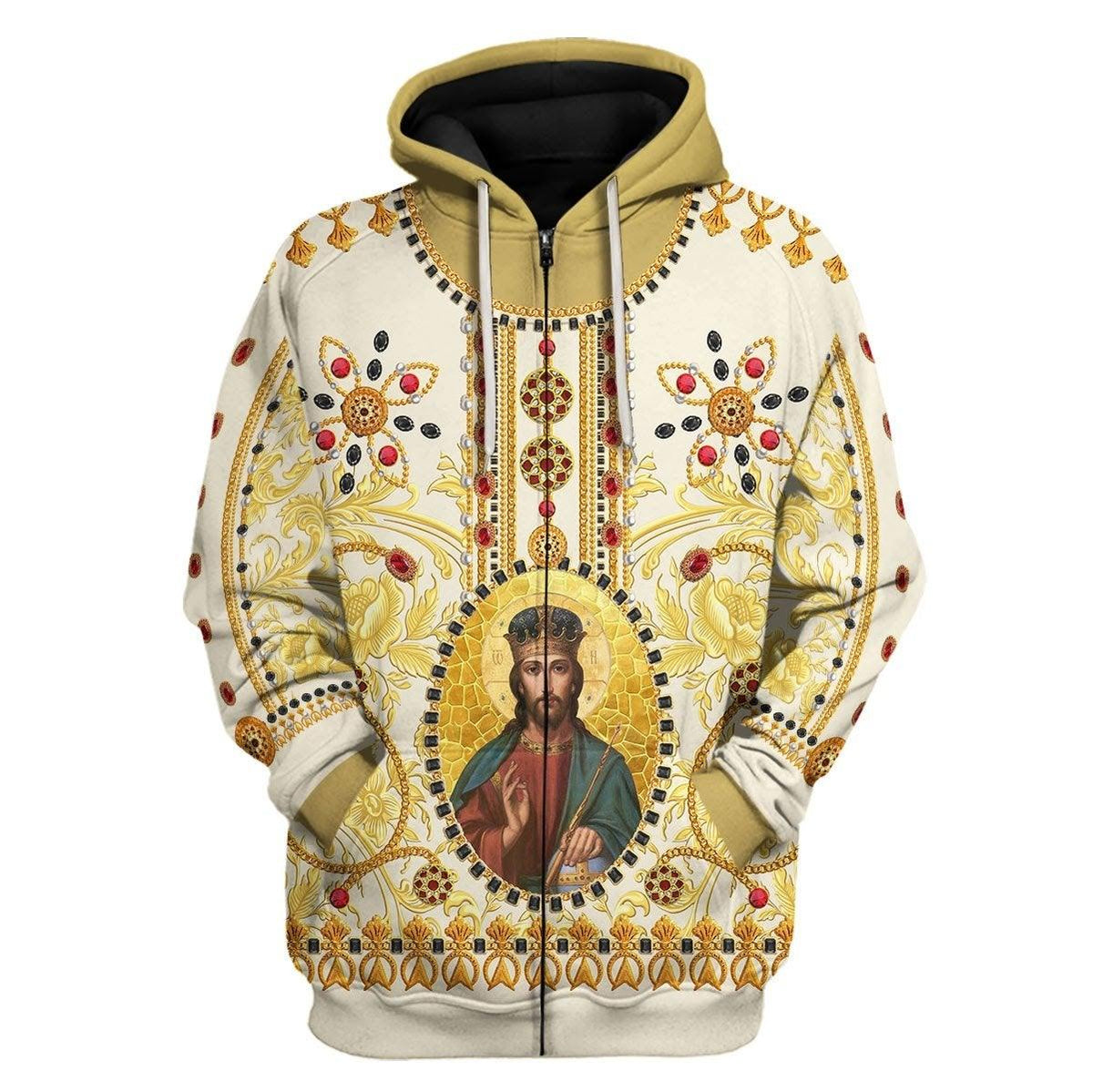 Jesus Christ Zip Hoodie – makerhuman.com