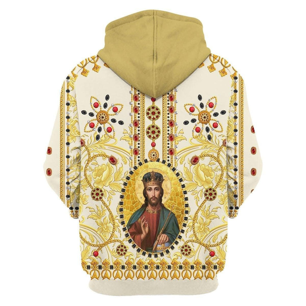 Jesus Christ Zip Hoodie - OodieGang