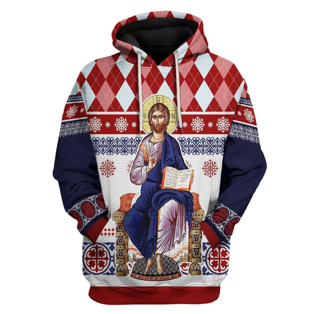 Jesus Evlogon Greek Byzantine Orthodox Hoodie - OodieGang