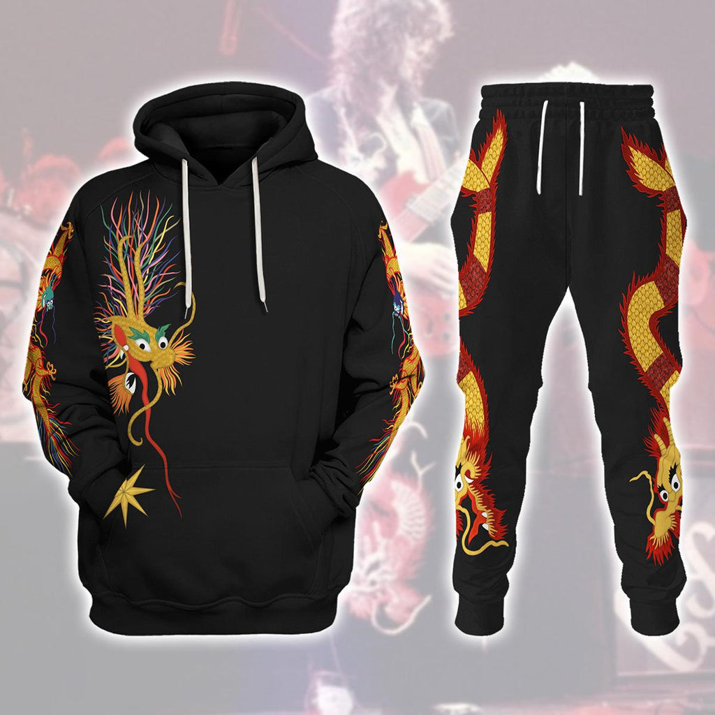 Jimmy Page Dragon Suit Costume Hoodie Sweatshirt T-Shirt Tracksuit - CustomsPig.com