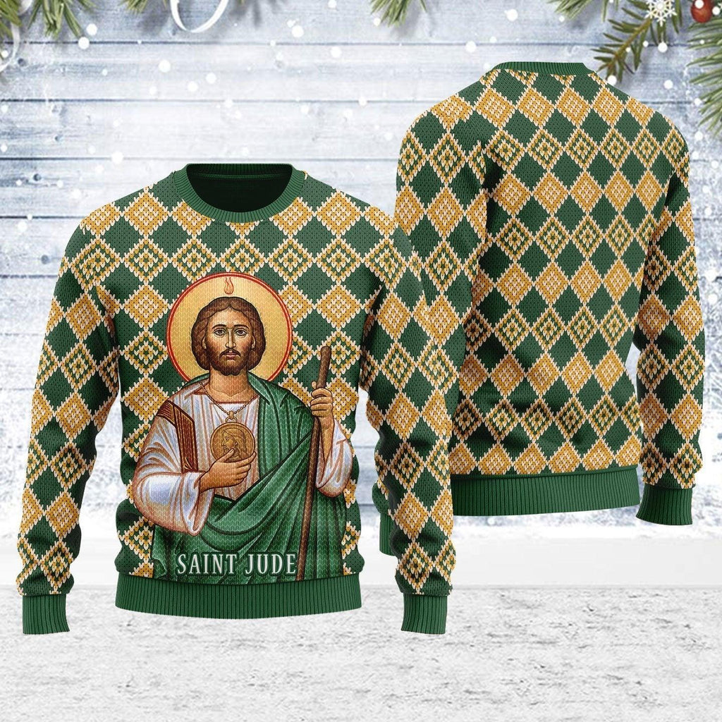 Jude the Apostle Ugly Christmas Sweater - OodieGang