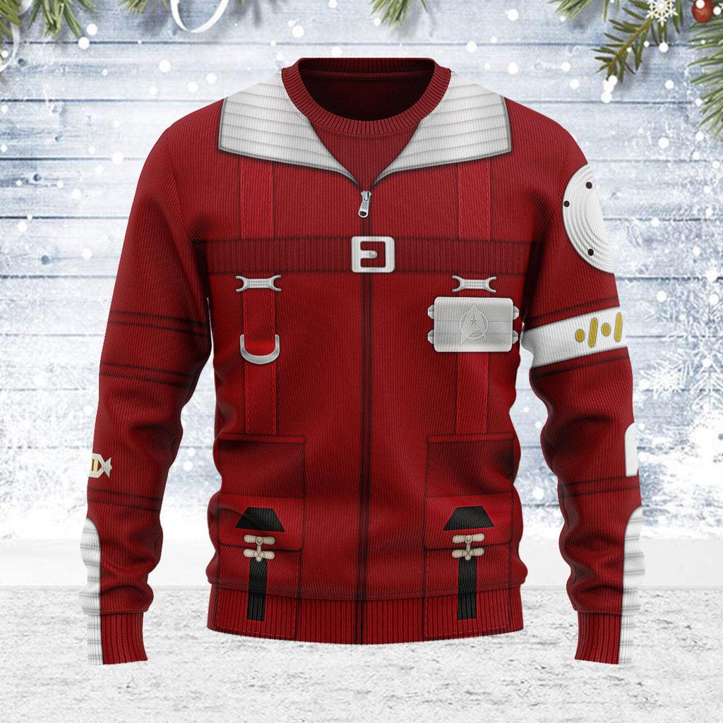 Khan Themed Costume Christmas Wool Sweater - OodieGang.com