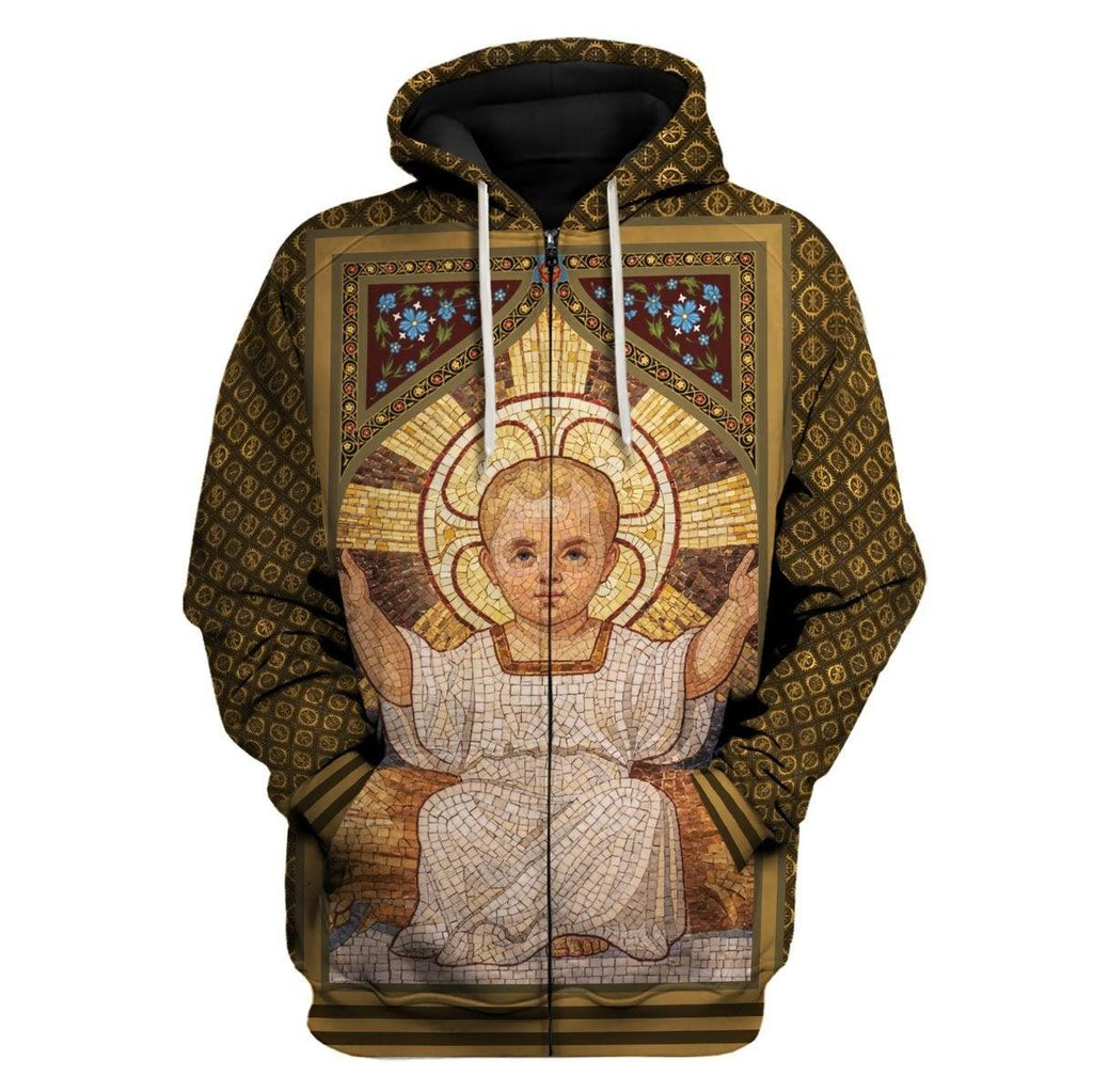 Kid Jesus Zip Hoodie - OodieGang