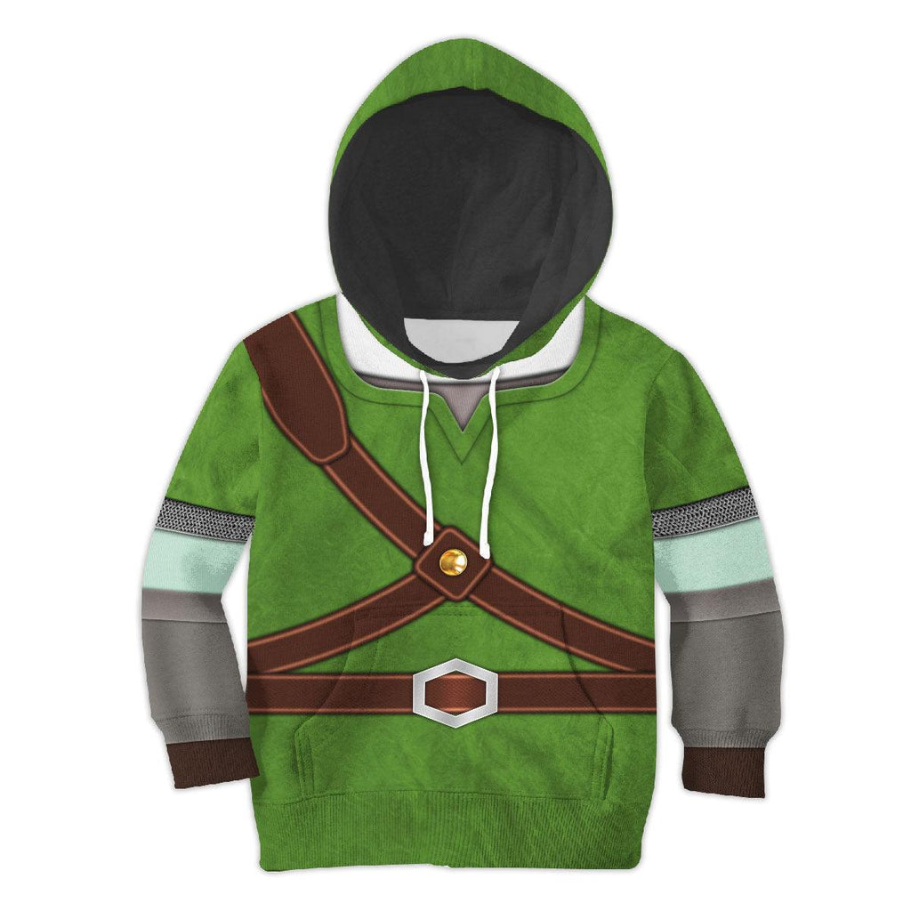 Knights of Skyloft Green Costume Kid Tops Hoodie Sweatshirt T-Shirt - CustomsPig.com