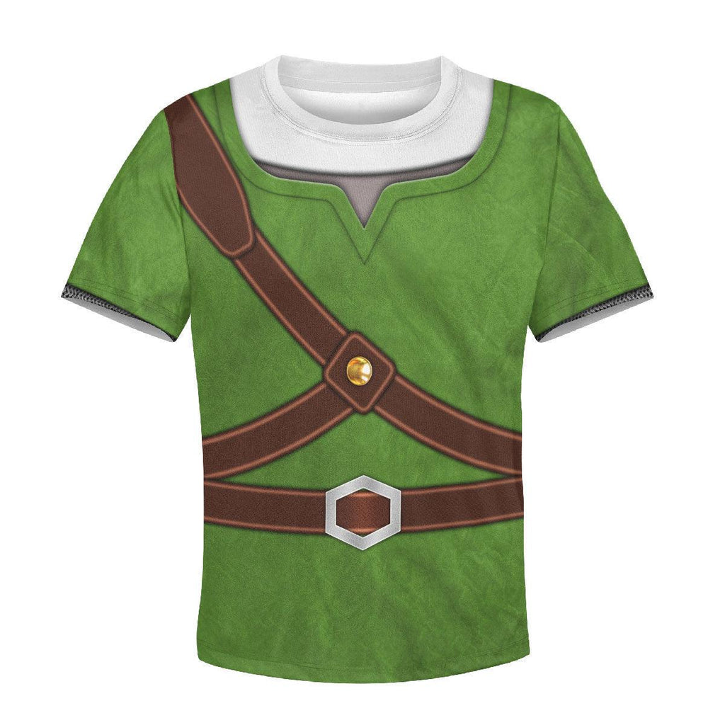 Knights of Skyloft Green Costume Kid Tops Hoodie Sweatshirt T-Shirt - OodieGang.com