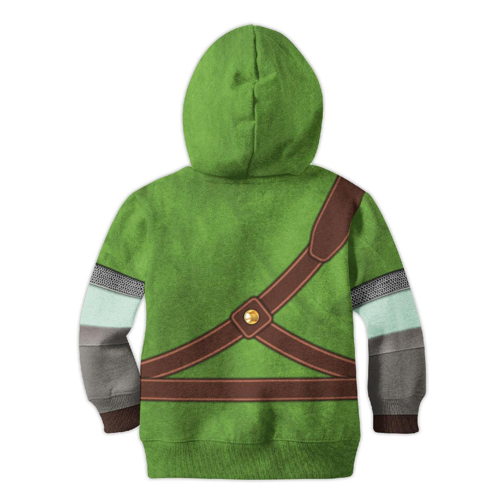 Knights of Skyloft Green Costume Kid Tops Hoodie Sweatshirt T-Shirt - OodieGang.com