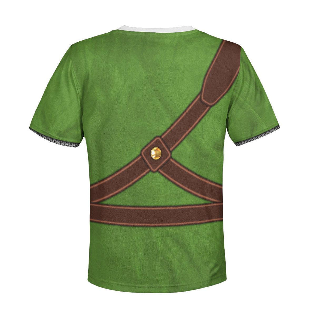 Knights of Skyloft Green Costume Kid Tops Hoodie Sweatshirt T-Shirt - OodieGang.com