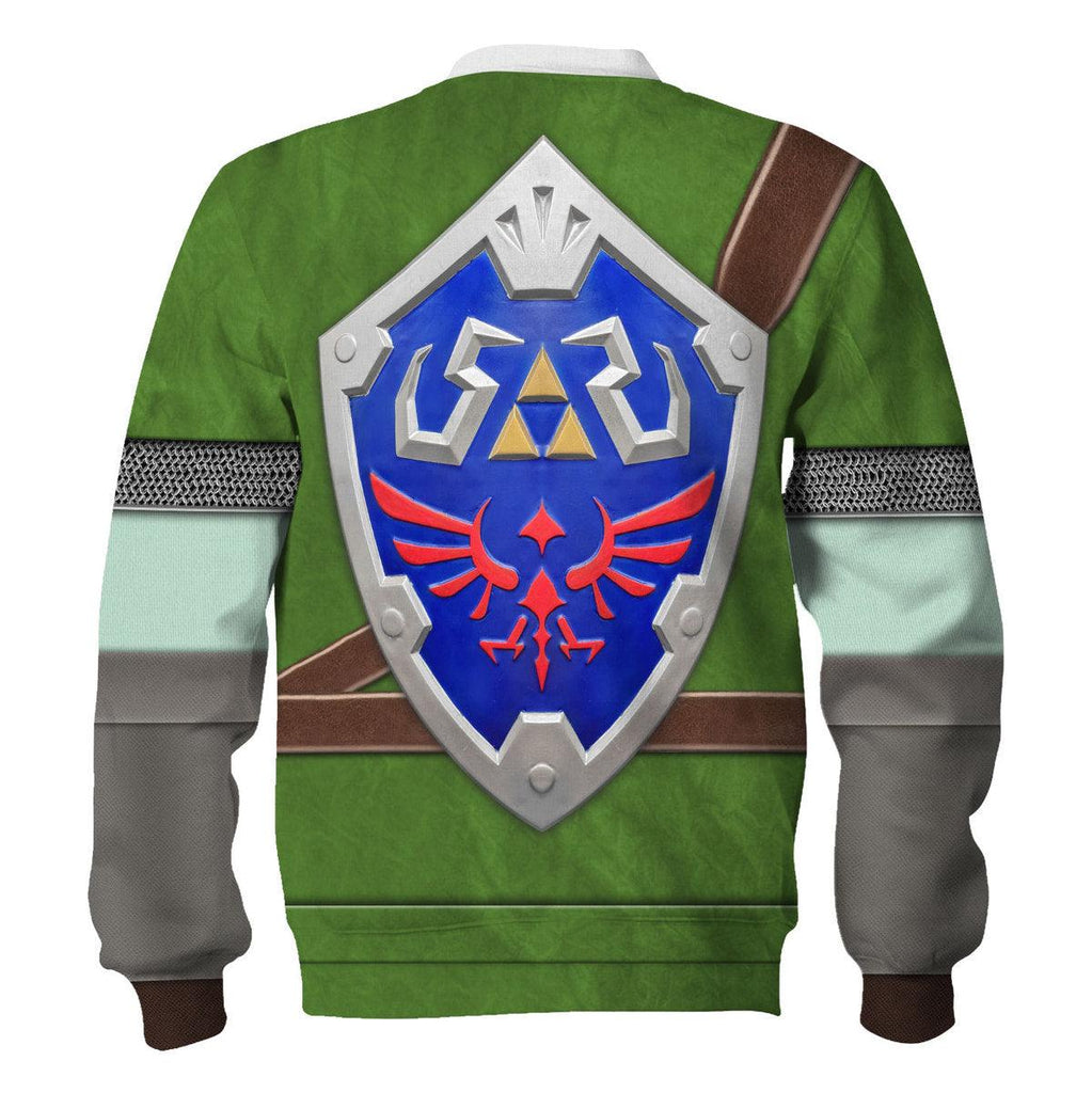 Knights of Skyloft Green Shield Unisex Hoodie Sweatshirt T-shirt Sweatpants Cosplay - OodieGang.com