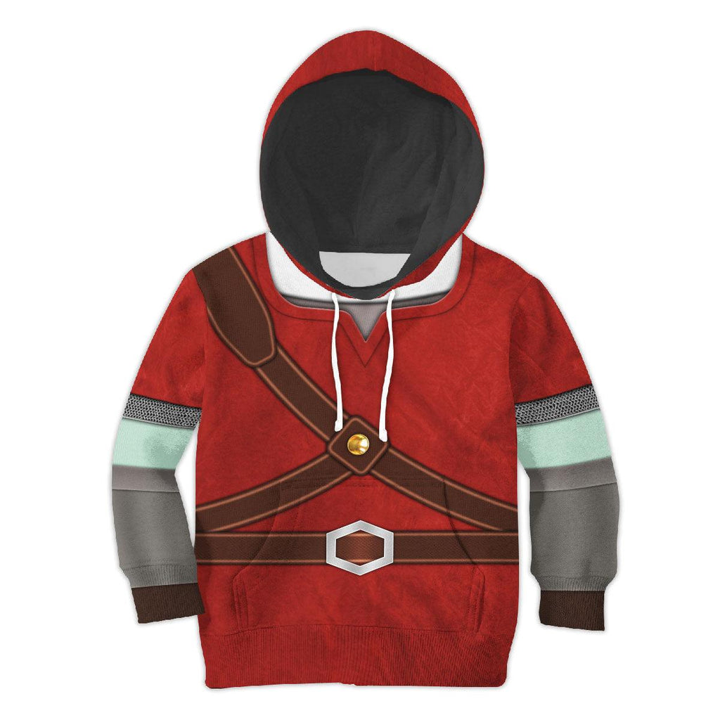 Knights of Skyloft Red Costume Kid Tops Hoodie Sweatshirt T-Shirt - CustomsPig.com