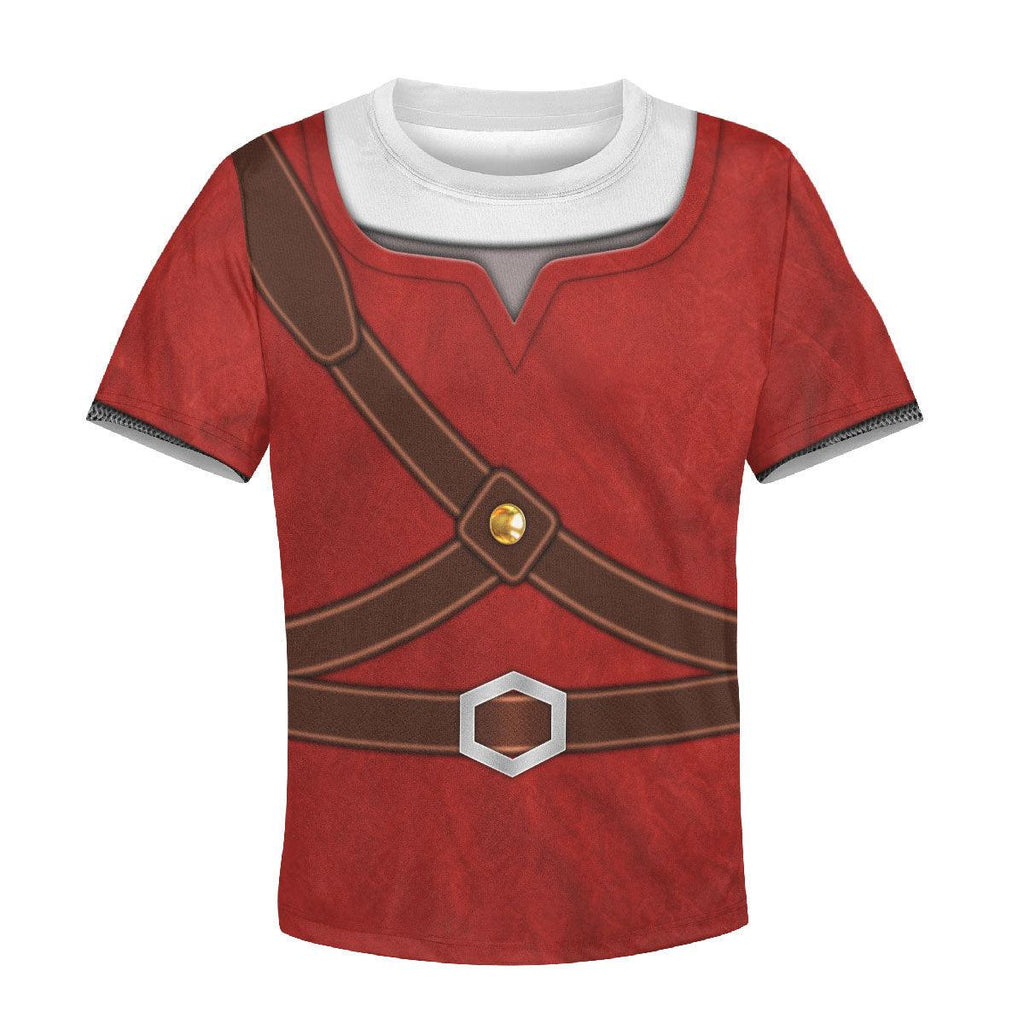 Knights of Skyloft Red Costume Kid Tops Hoodie Sweatshirt T-Shirt - OodieGang.com