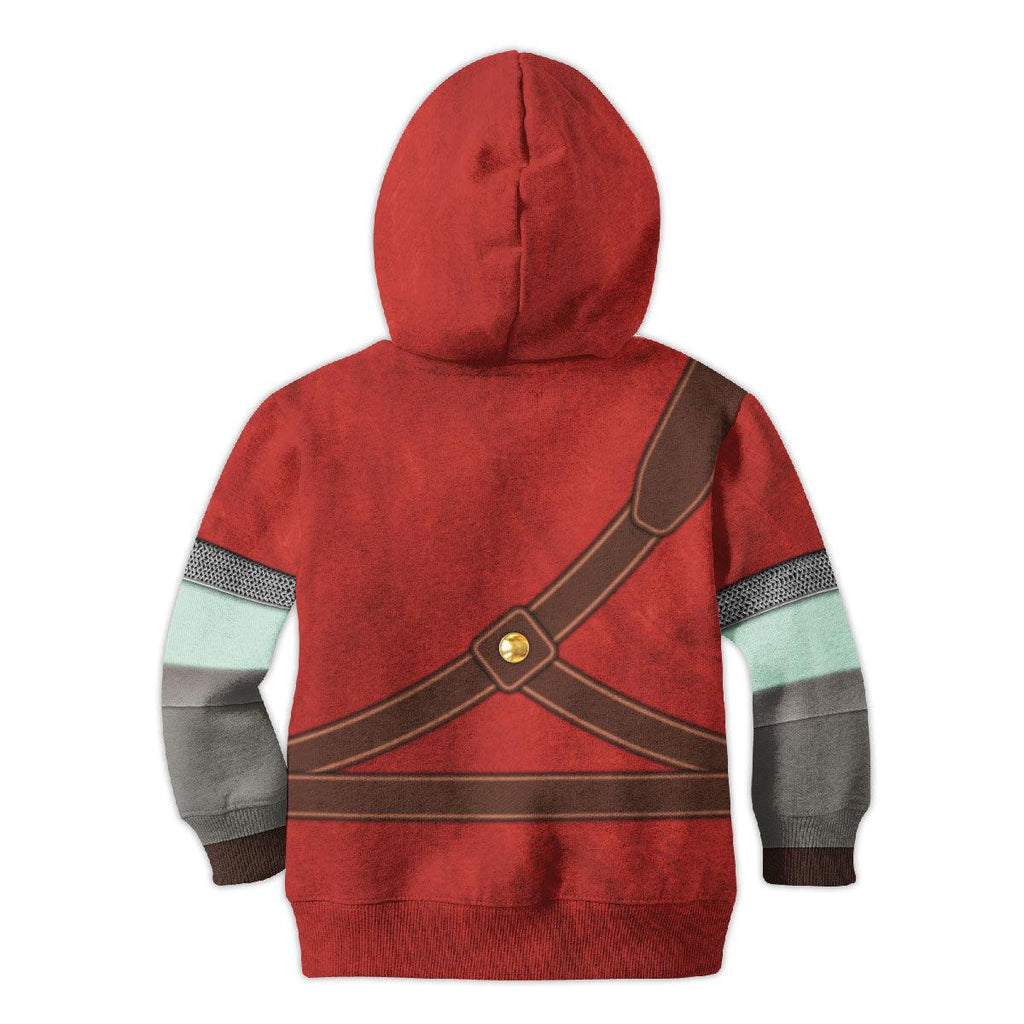 Knights of Skyloft Red Costume Kid Tops Hoodie Sweatshirt T-Shirt - OodieGang.com