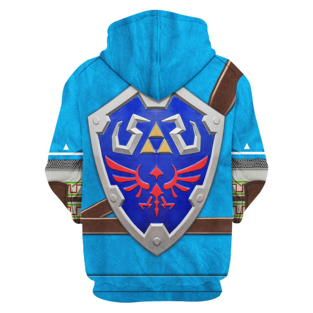 Link Attire Champion's Tunic Shield Unisex Hoodie Sweatshirt T-shirt Sweatpants Cosplay - OodieGang.com