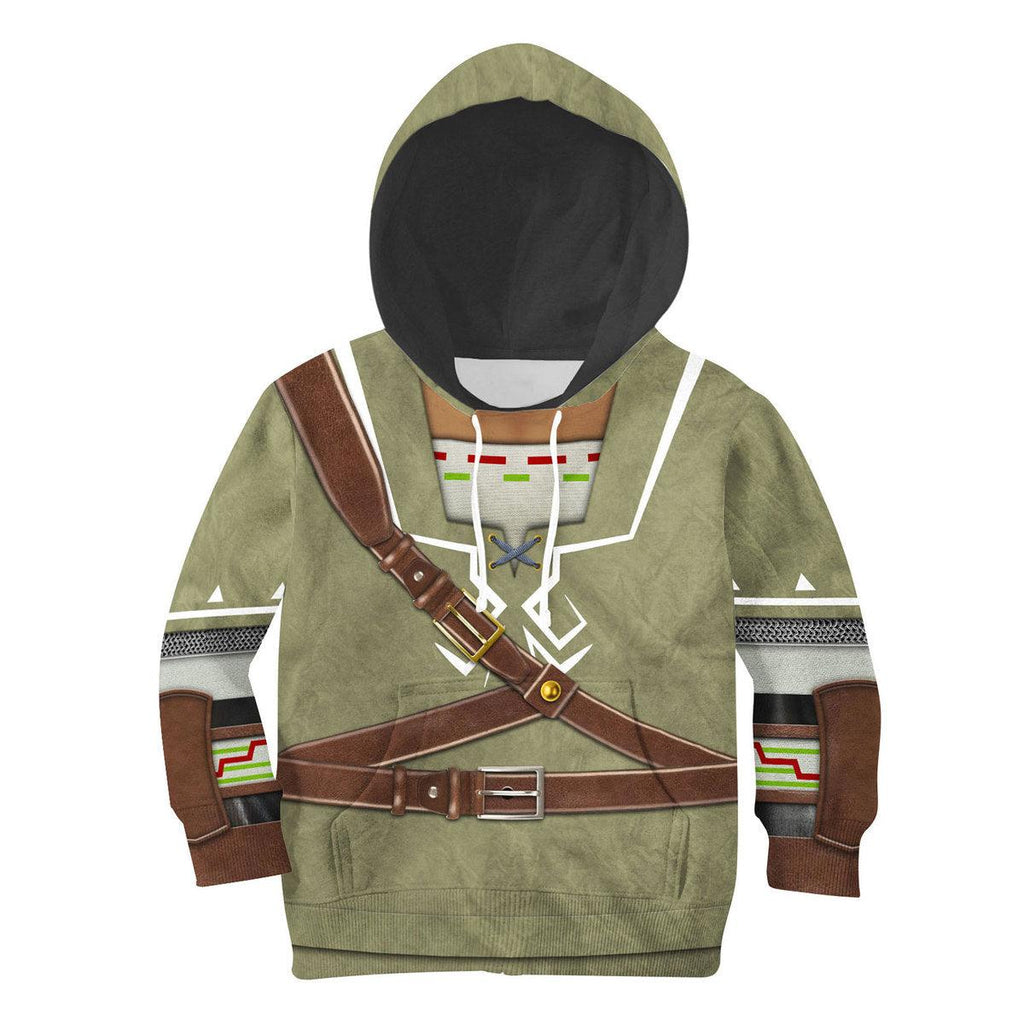 Link Attire Shield Kid Tops Hoodie Sweatshirt T-Shirt - CustomsPig.com