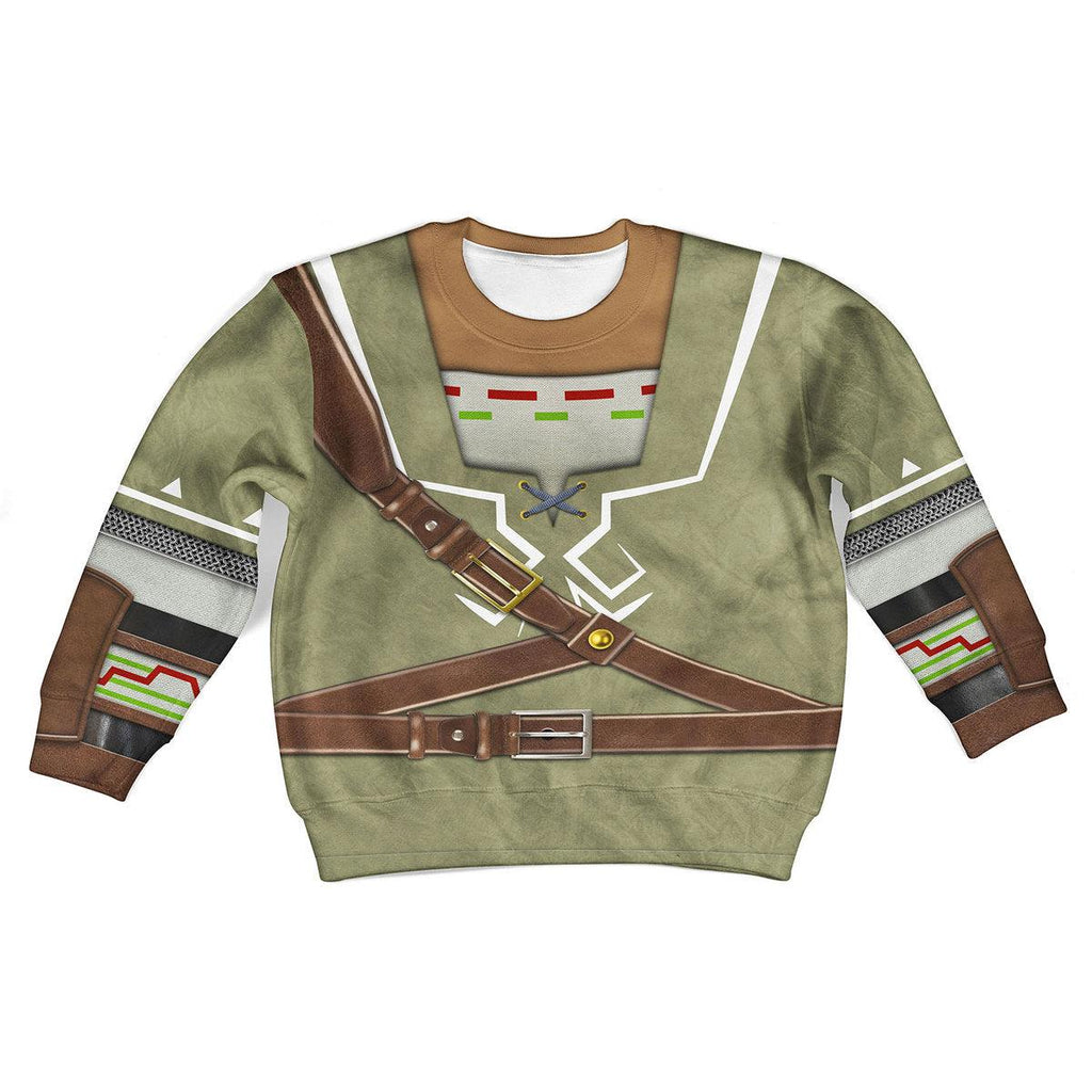 Link Attire Shield Kid Tops Hoodie Sweatshirt T-Shirt - OodieGang.com