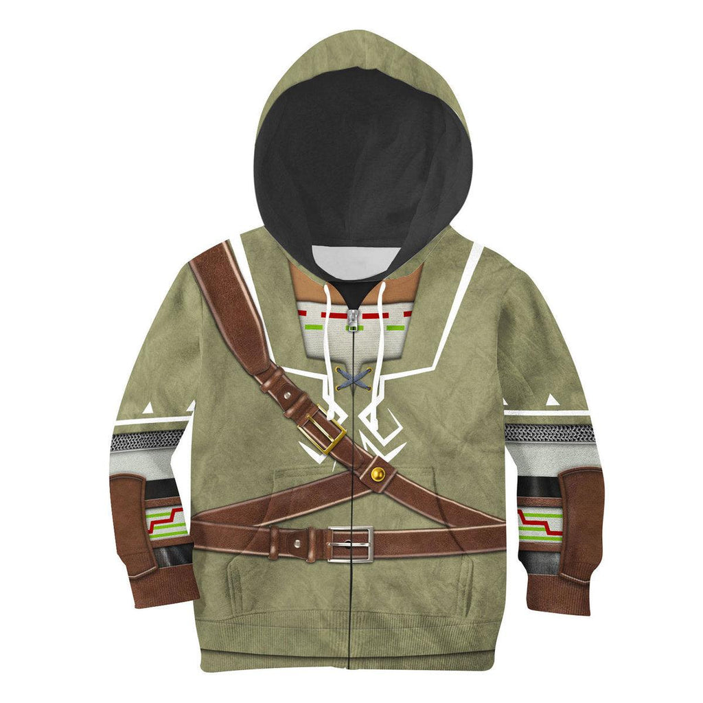 Link Attire Shield Kid Tops Hoodie Sweatshirt T-Shirt - OodieGang.com