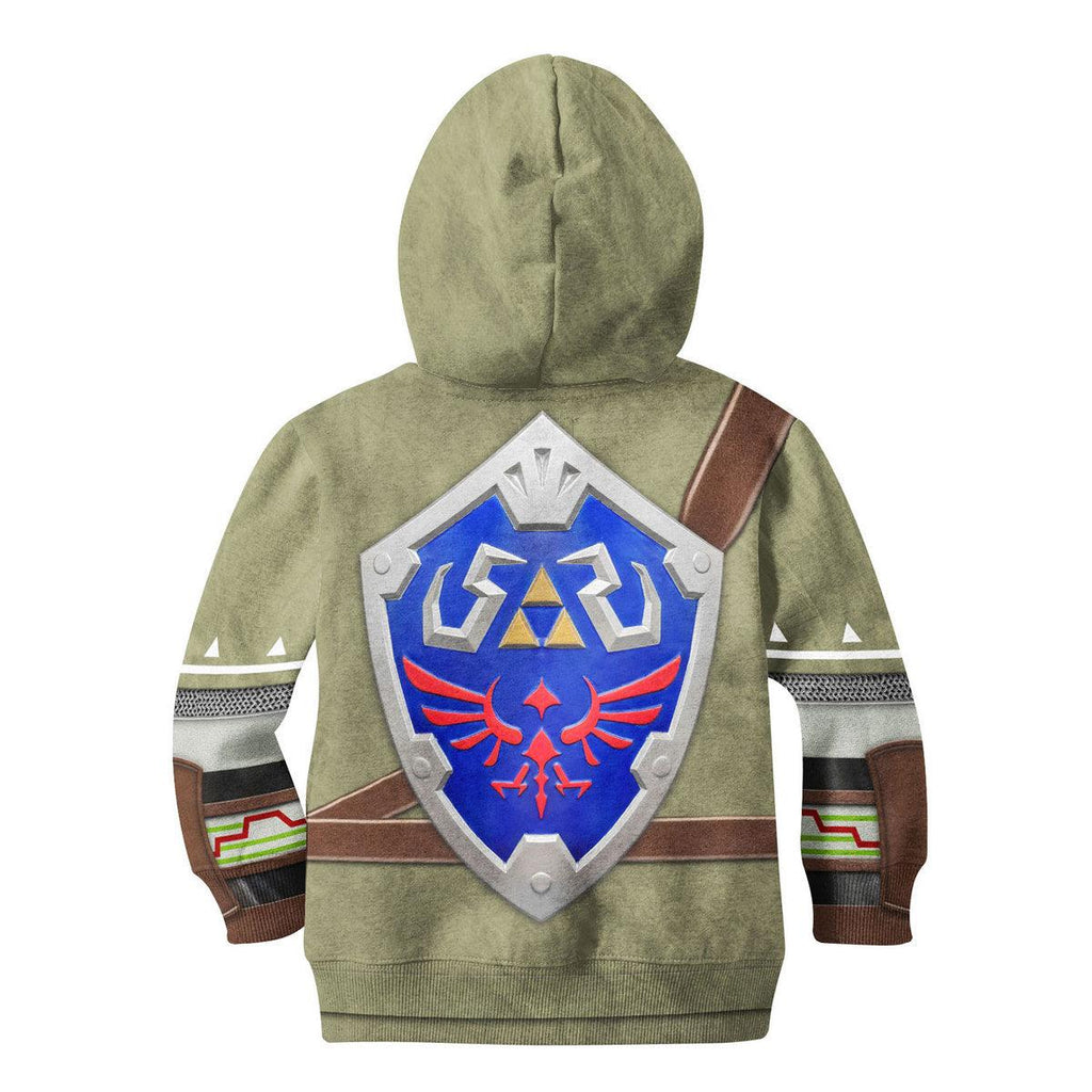 Link Attire Shield Kid Tops Hoodie Sweatshirt T-Shirt - OodieGang.com