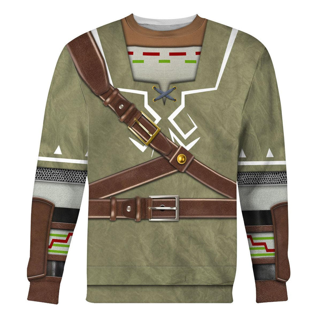 Link Attire Shield Unisex Hoodie Sweatshirt T-shirt Sweatpants Cosplay - OodieGang.com