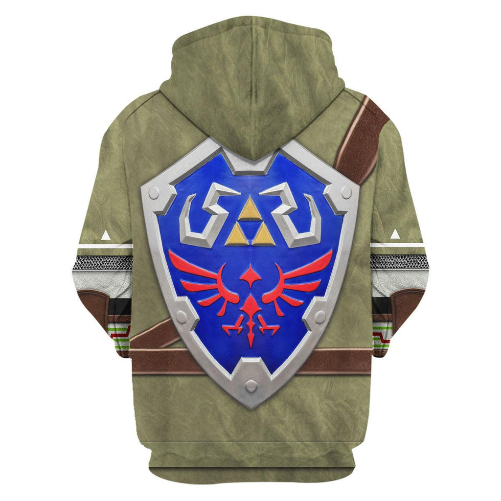 Link Attire Shield Unisex Hoodie Sweatshirt T-shirt Sweatpants Cosplay - OodieGang.com