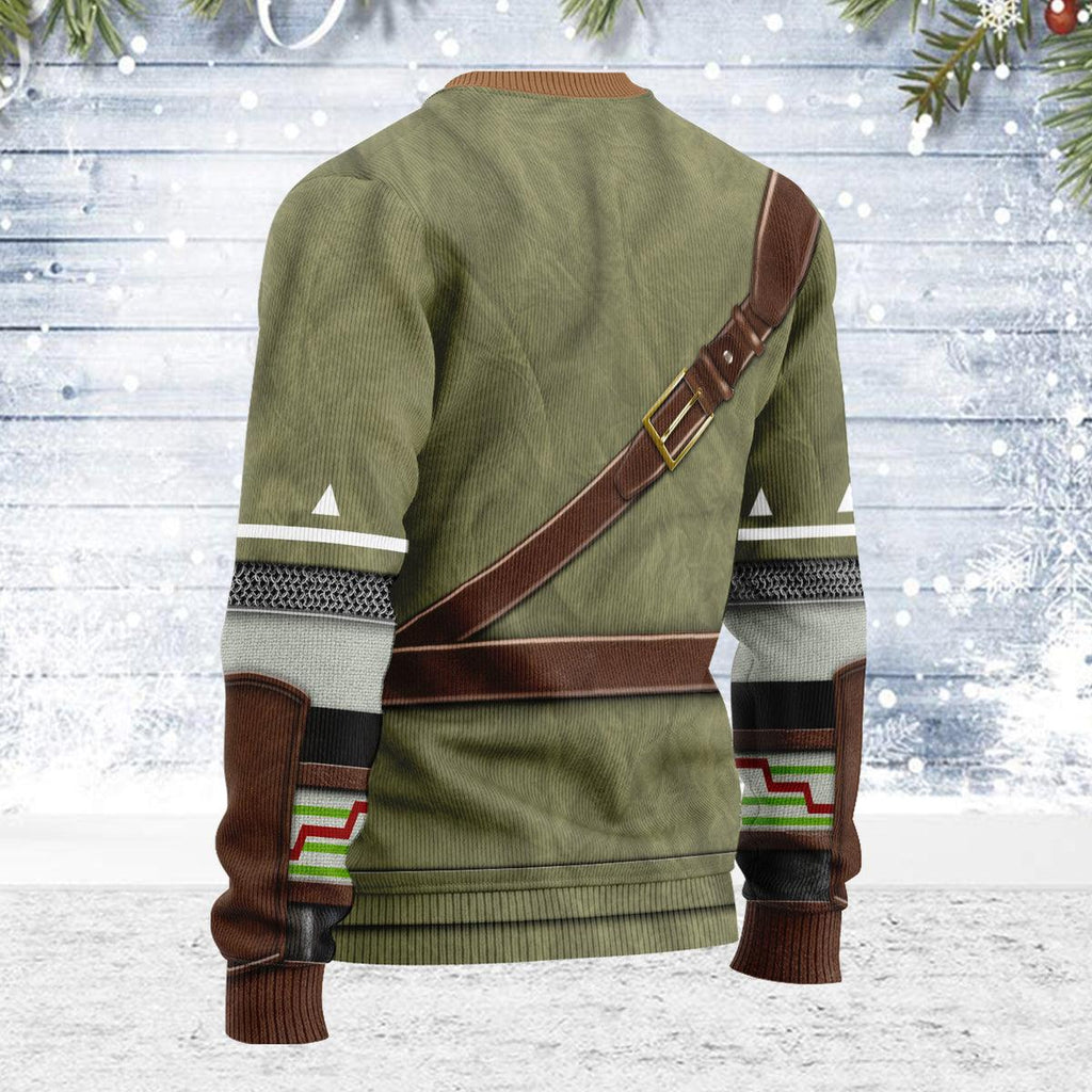 Link Attire Themed Costume Unisex Christmas Wool Sweater - OodieGang.com