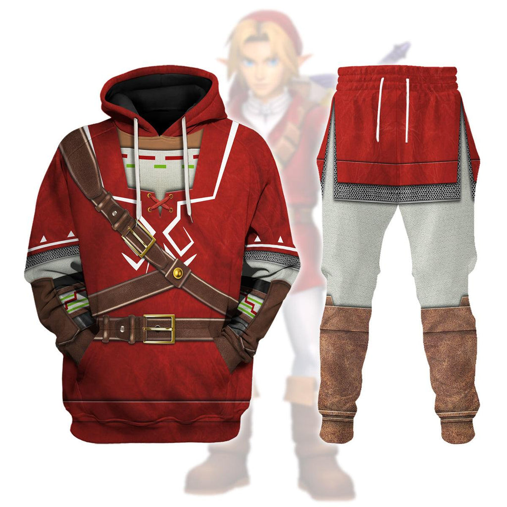 Link Goron Tunic Attire Unisex Hoodie Sweatshirt T-shirt Sweatpants Cosplay - CustomsPig.com