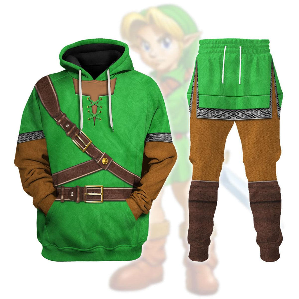 Link Iconic Costume Unisex Hoodie Sweatshirt T-shirt Sweatpants Cosplay - CustomsPig.com