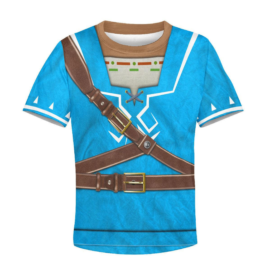 Link Zelda Champion's Tunic Kid Tops Hoodie Sweatshirt T-Shirt - OodieGang.com