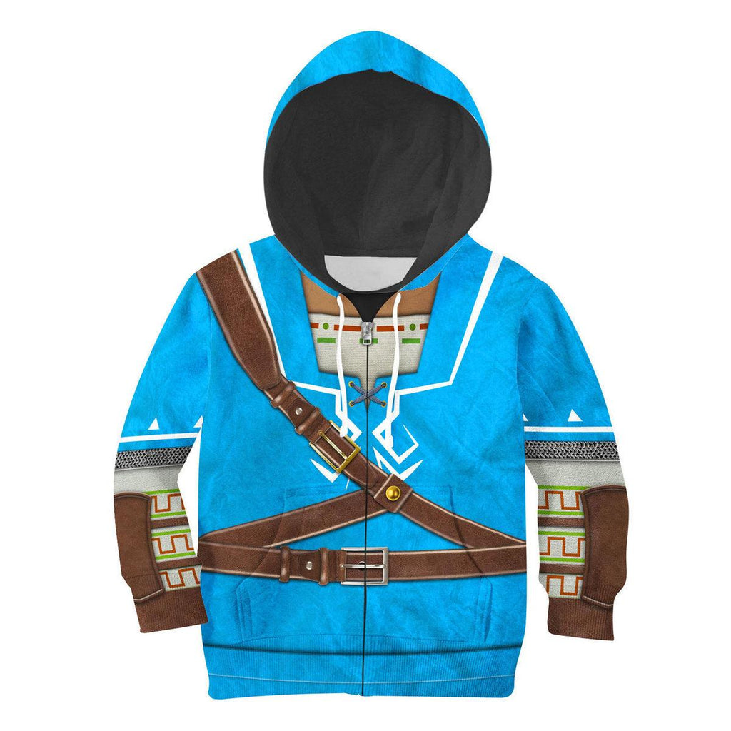 Link Zelda Champions Tunic Shield Kid Tops Hoodie Sweatshirt T-Shirt - OodieGang.com