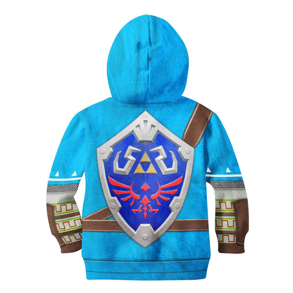 Link Zelda Champions Tunic Shield Kid Tops Hoodie Sweatshirt T-Shirt - OodieGang.com