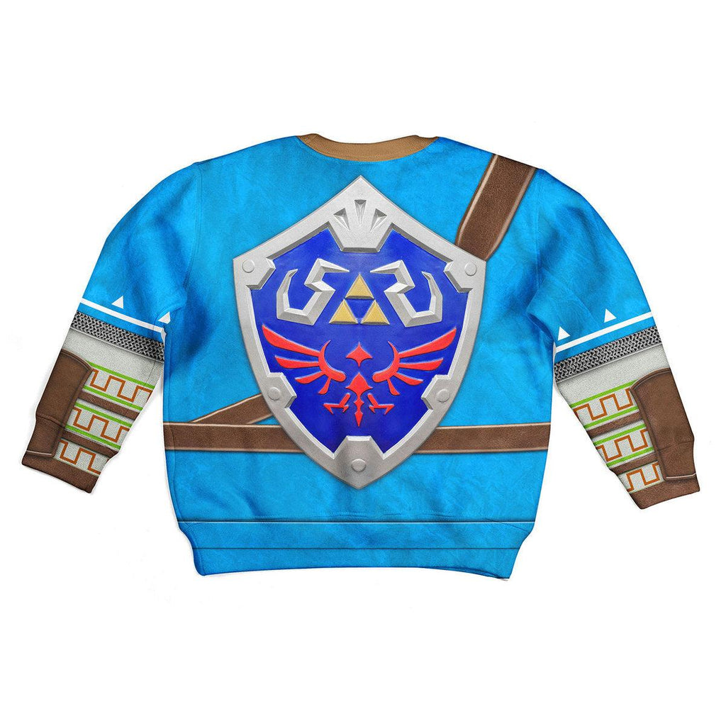 Link Zelda Champions Tunic Shield Kid Tops Hoodie Sweatshirt T-Shirt - OodieGang.com