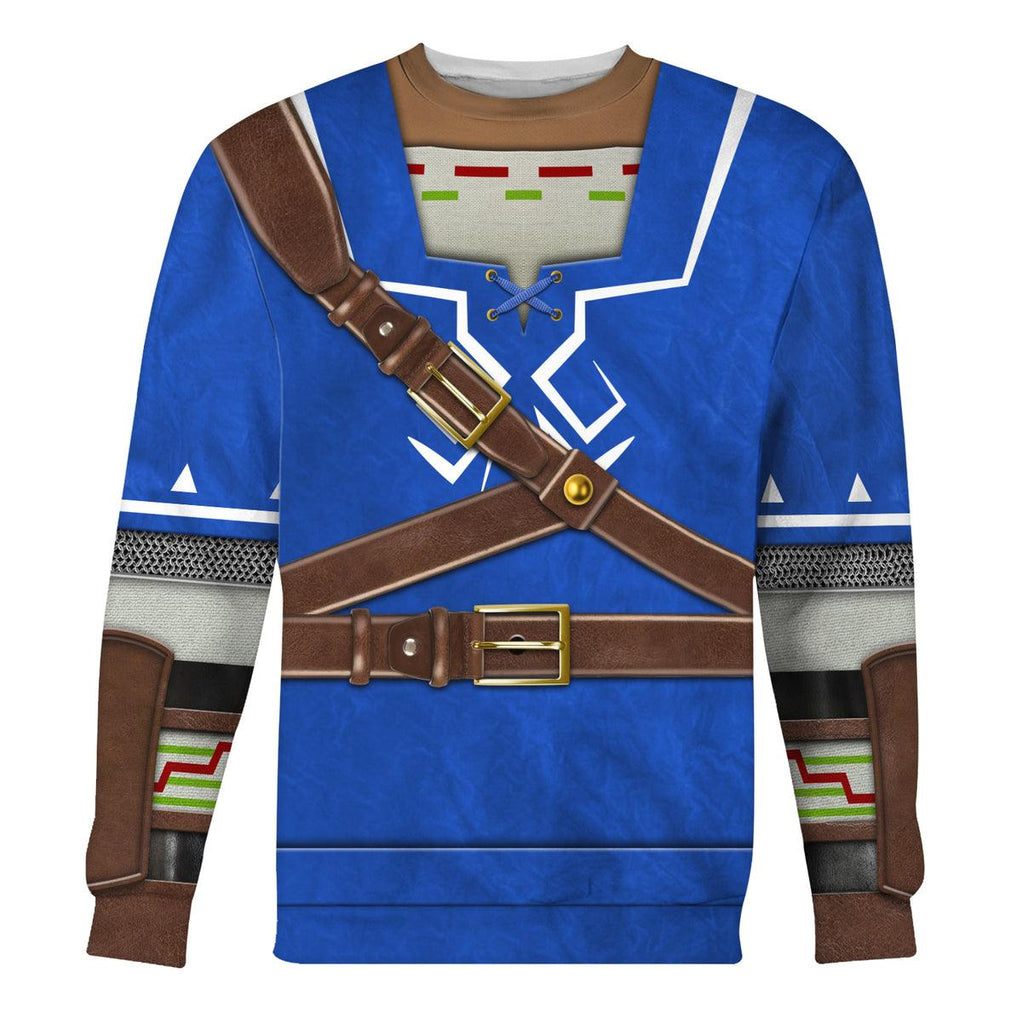 Link Zora Tunic Attire Unisex Hoodie Sweatshirt T-shirt Sweatpants Cosplay - OodieGang.com