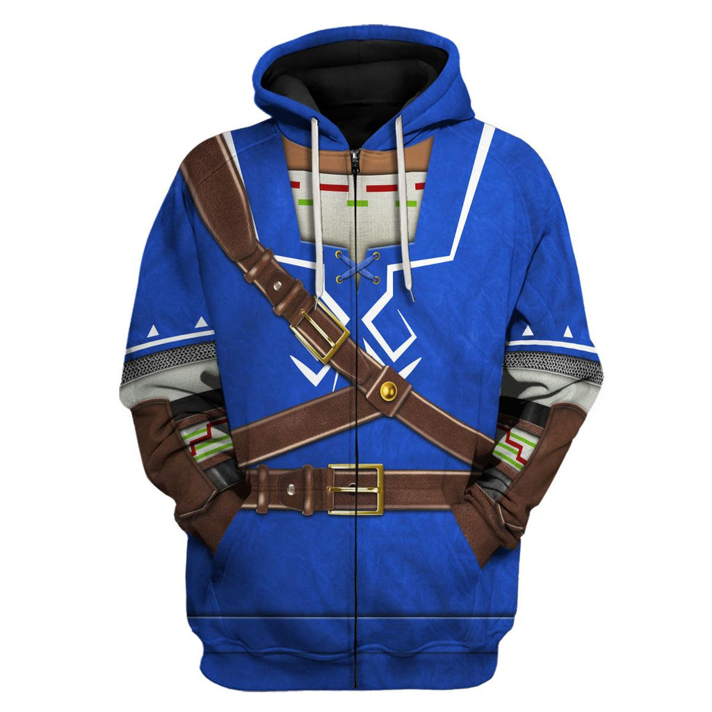 Link Zora Tunic Attire Unisex Hoodie Sweatshirt T-shirt Sweatpants Cosplay - OodieGang.com