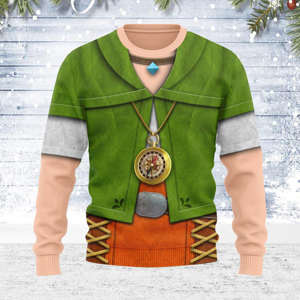 Linkle Themed Costume Unisex Christmas Wool Sweater - OodieGang.com