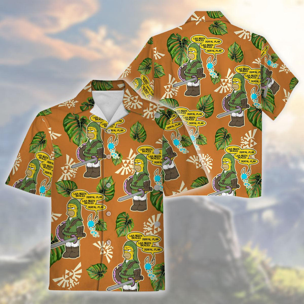 Lisa Needs Braces Dental Plan Hawaiian Shirt - CustomsPig.com