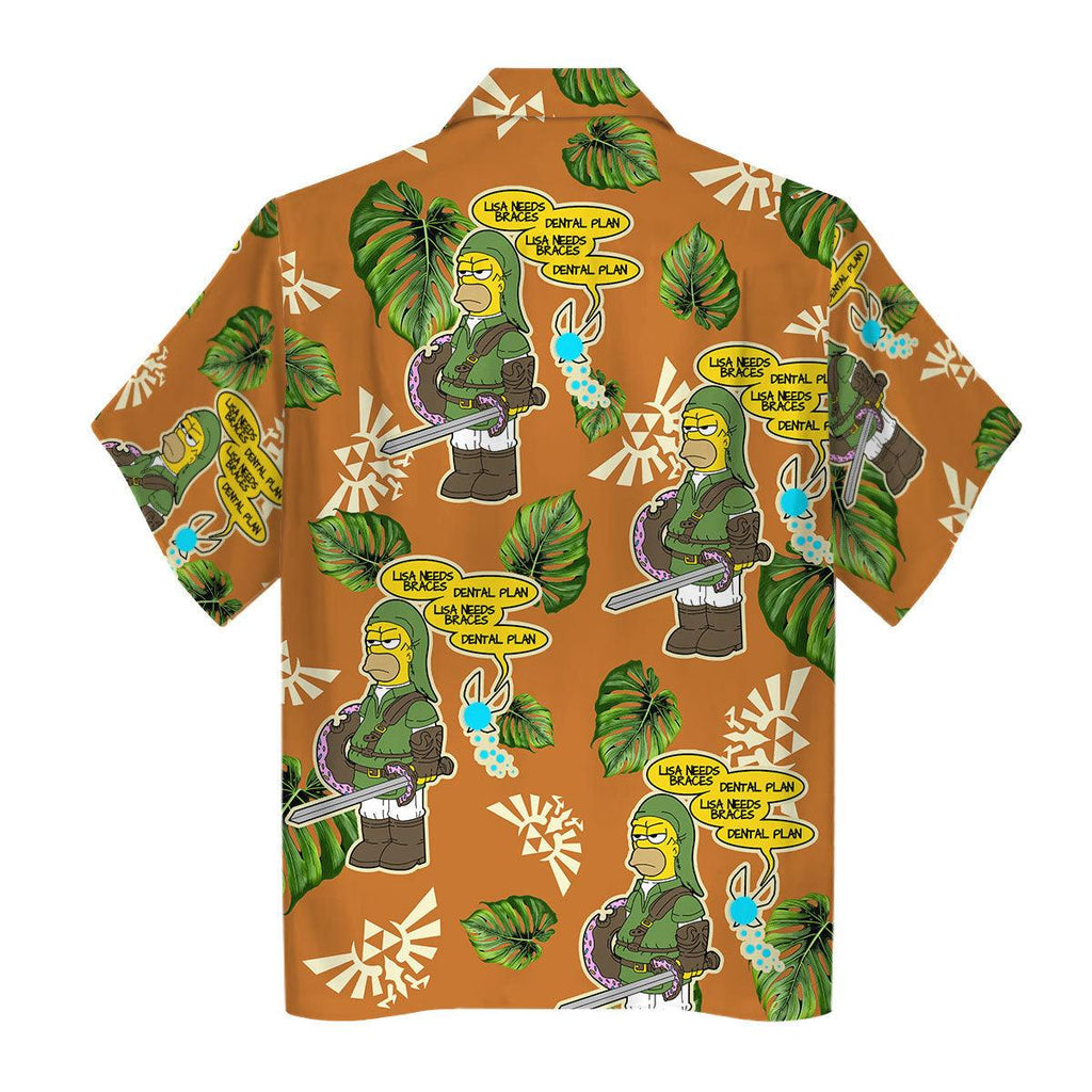 Lisa Needs Braces Dental Plan Hawaiian Shirt - OodieGang.com