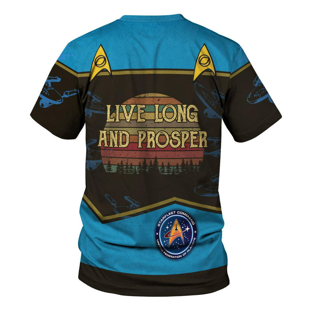 Live Long And Prosper Sunset Retro Vintage Hoodie Sweatshirt T-shirt Apparel - OodieGang.com