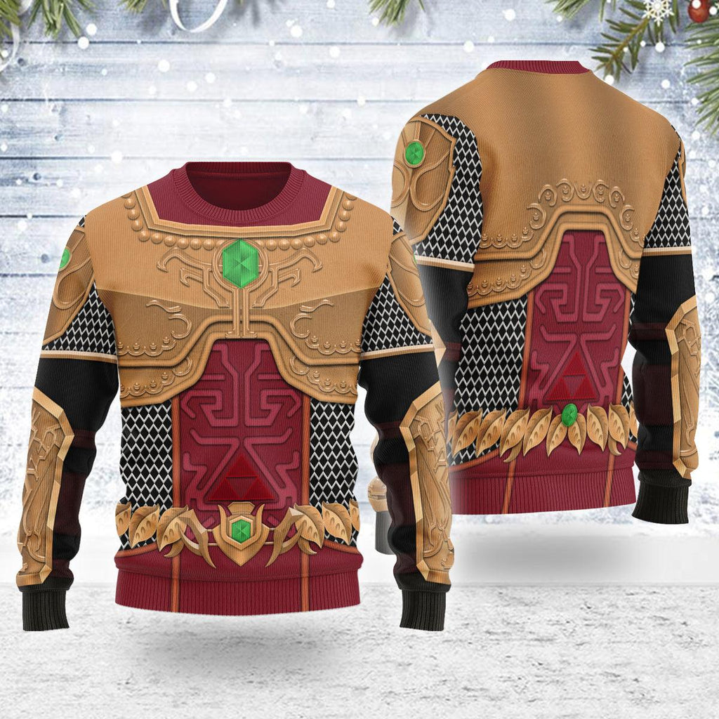 Magic Armor Twilight Princess Themed Costume Unisex Christmas Wool Sweater - OodieGang.com