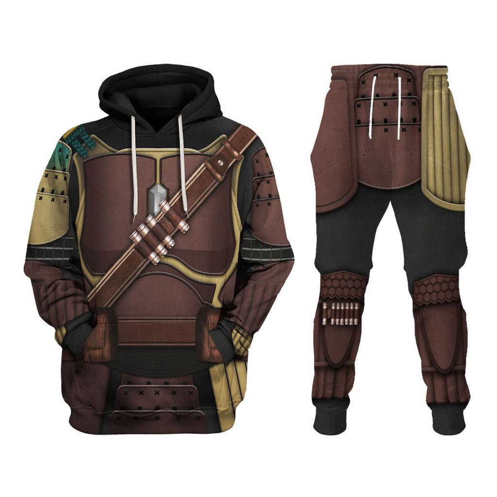 Mandalorian Samurai T-shirt Hoodie Sweatpants Apparel - OodieGang.com