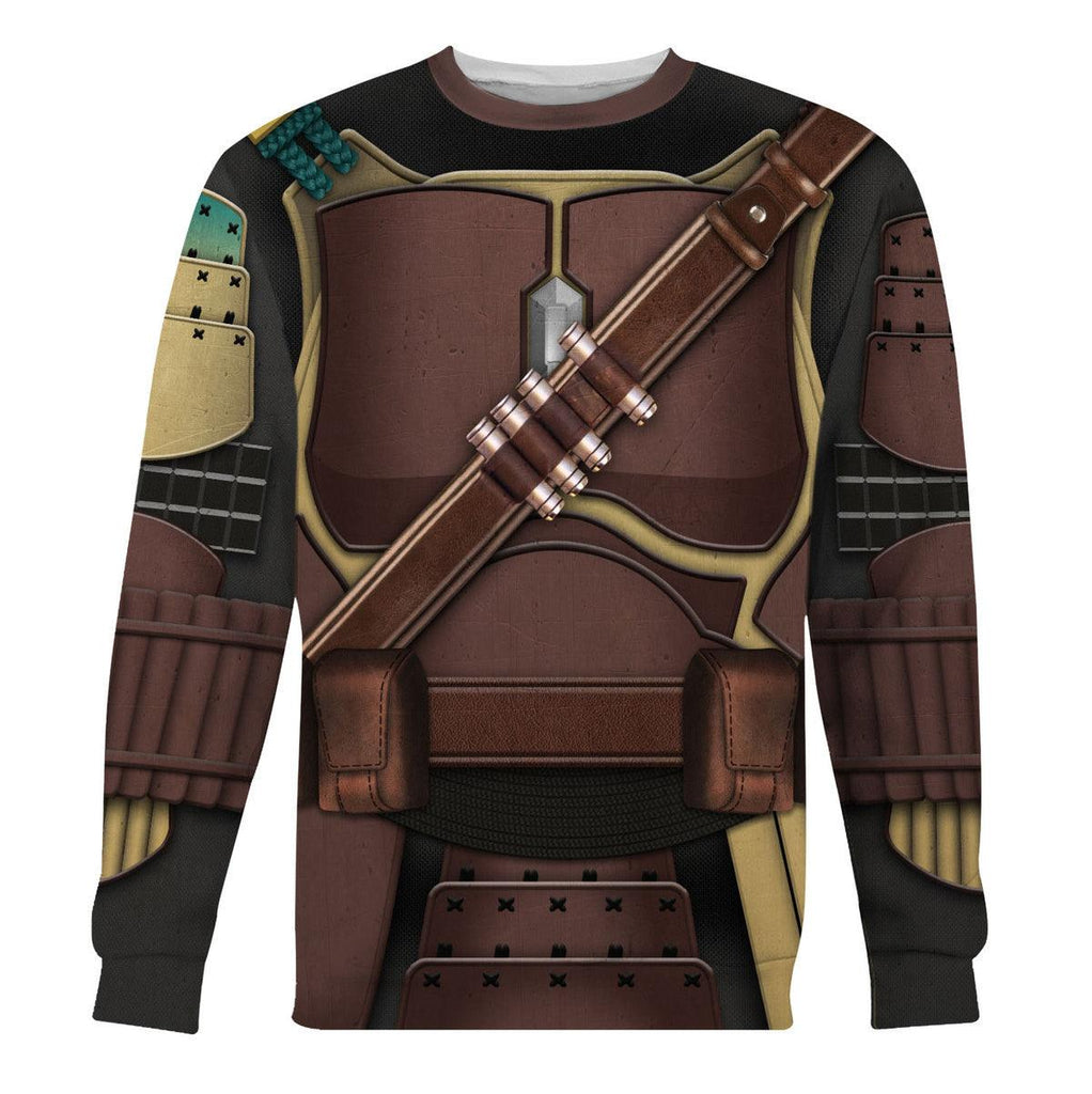 Mandalorian Samurai T-shirt Hoodie Sweatpants Apparel - OodieGang.com