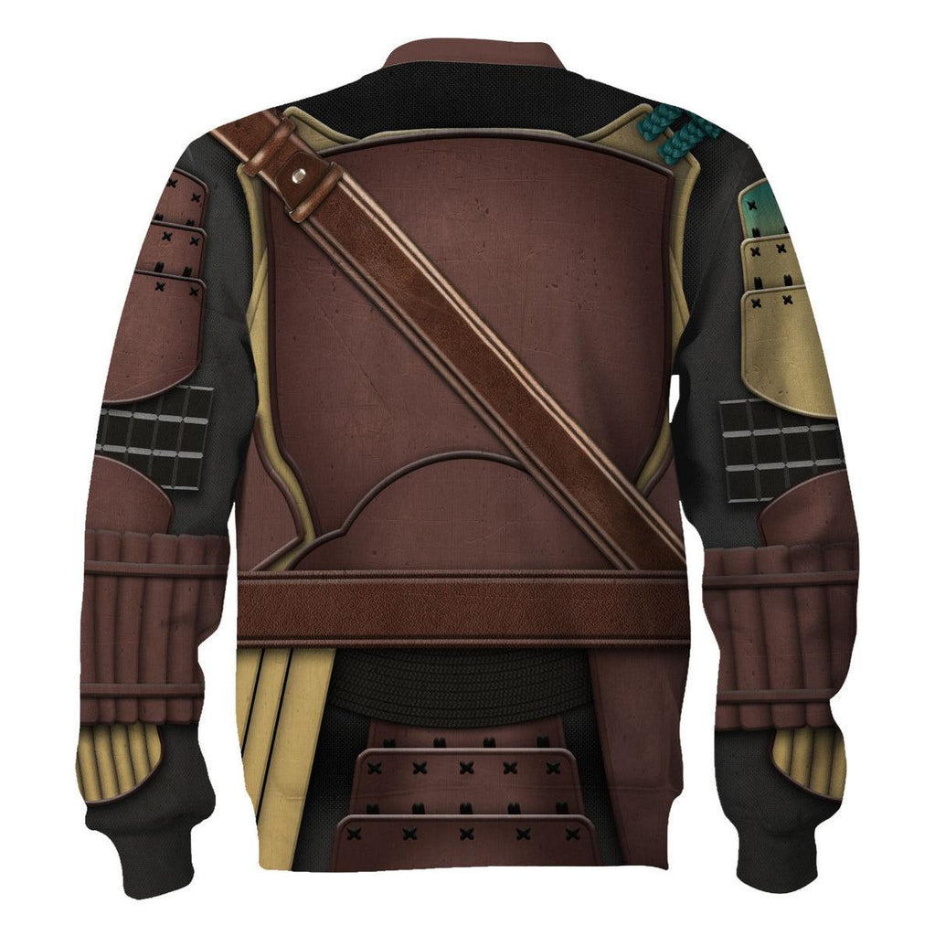 Mandalorian Samurai T-shirt Hoodie Sweatpants Apparel - OodieGang.com