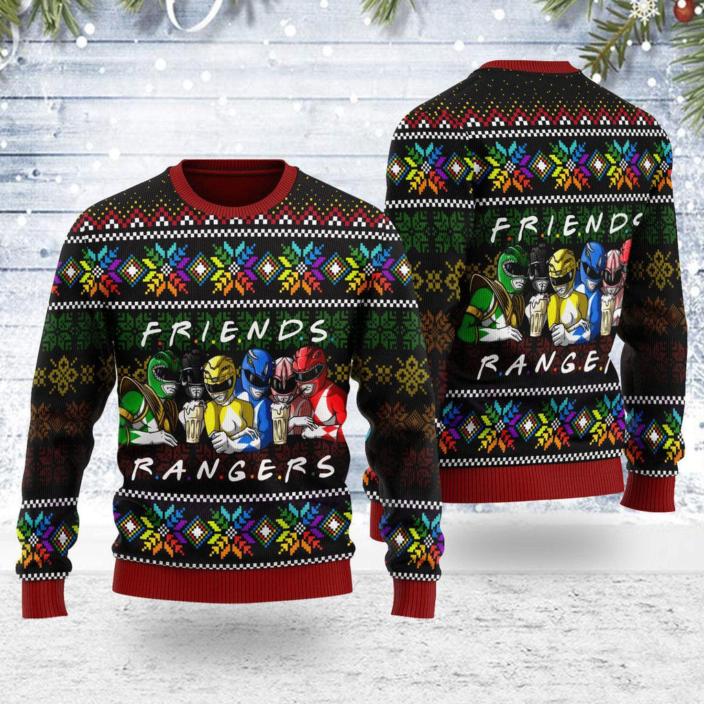 Merry Christmas Friend Rangers Unisex Wool Sweater - OodieGang.com