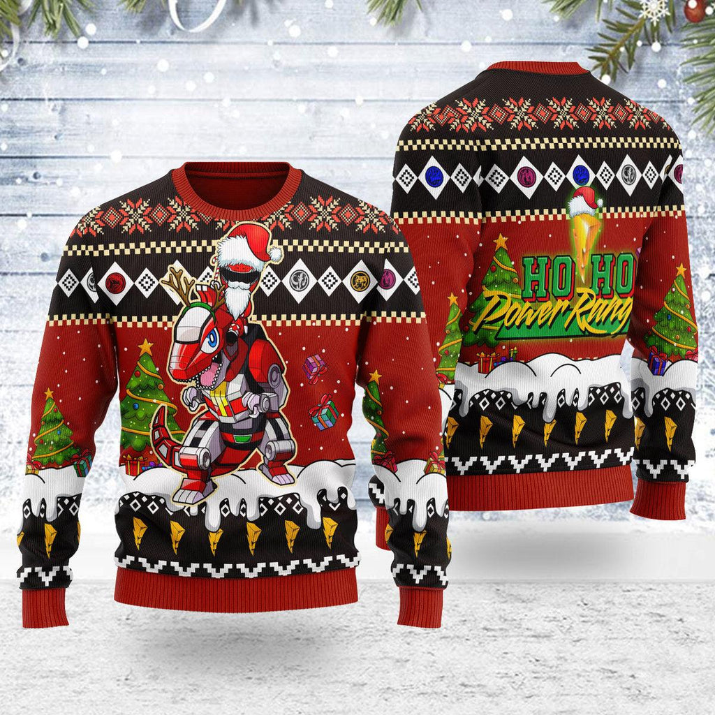 Merry Christmas OodieGang Red Hoho Ranger Unisex Wool Sweater - OodieGang.com